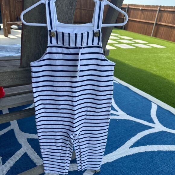 Janie & Jack boys one piece blue white 12-18 months - Picture 1 of 8